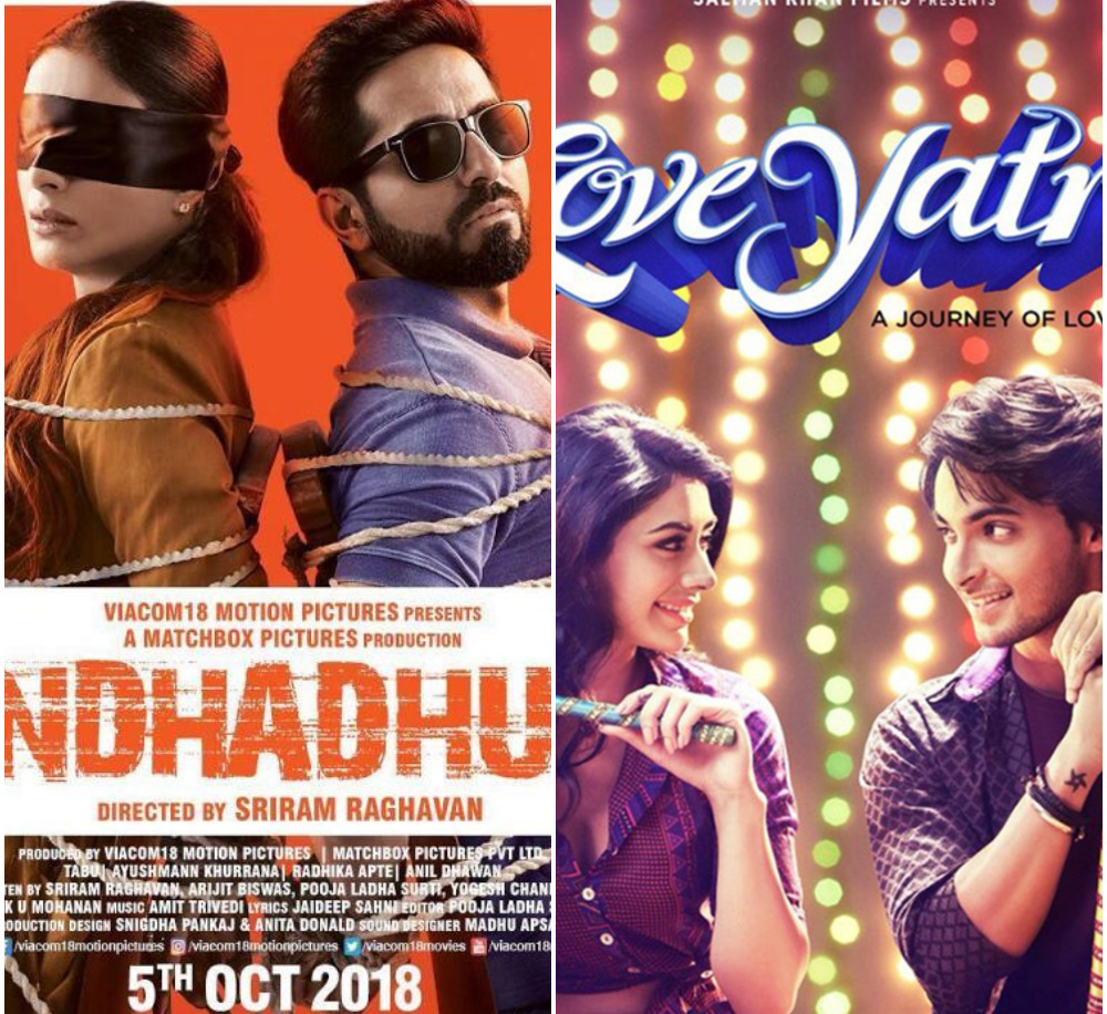 AndhaDhun & Loveyatri Weekend Box Office Collection: Ayushmann starrer takes the lead over Aayush’s debut film
